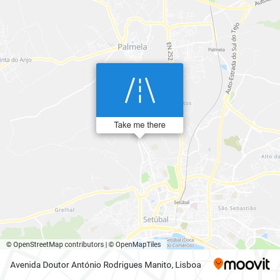 Avenida Doutor António Rodrigues Manito mapa