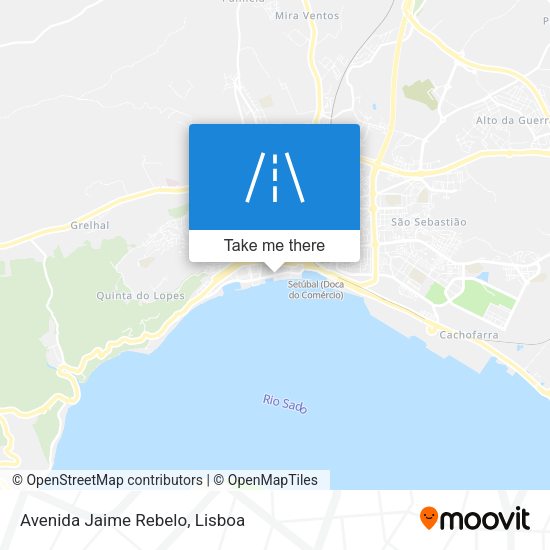 Avenida Jaime Rebelo mapa