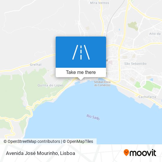 Avenida José Mourinho map