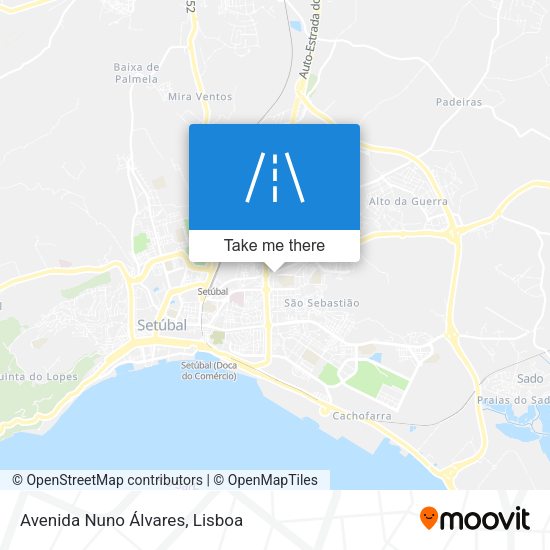 Avenida Nuno Álvares map