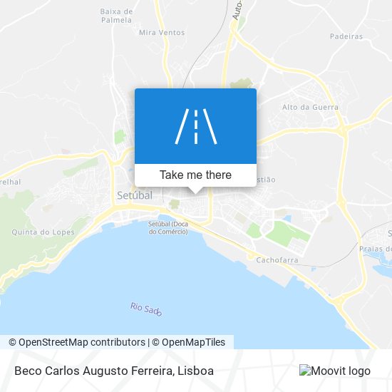 Beco Carlos Augusto Ferreira map