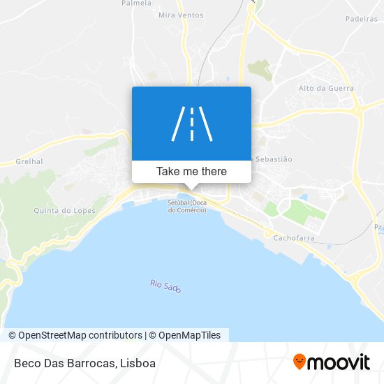 Beco Das Barrocas mapa