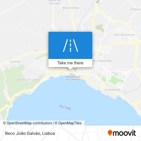 Beco João Galvão map