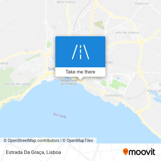 Estrada Da Graça mapa