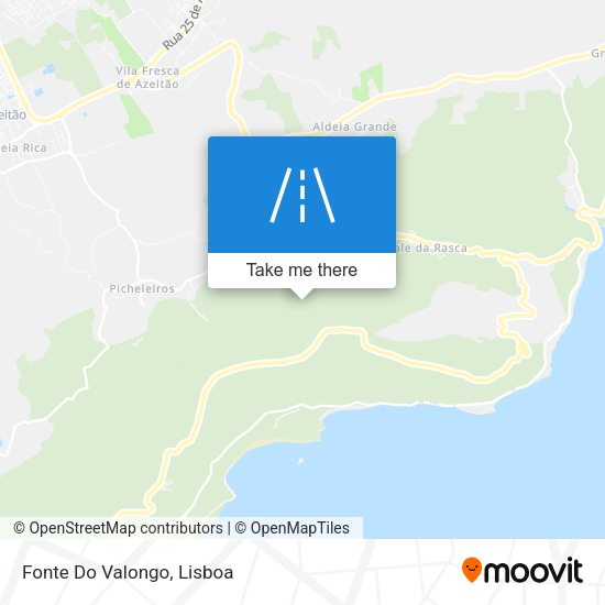 Fonte Do Valongo mapa