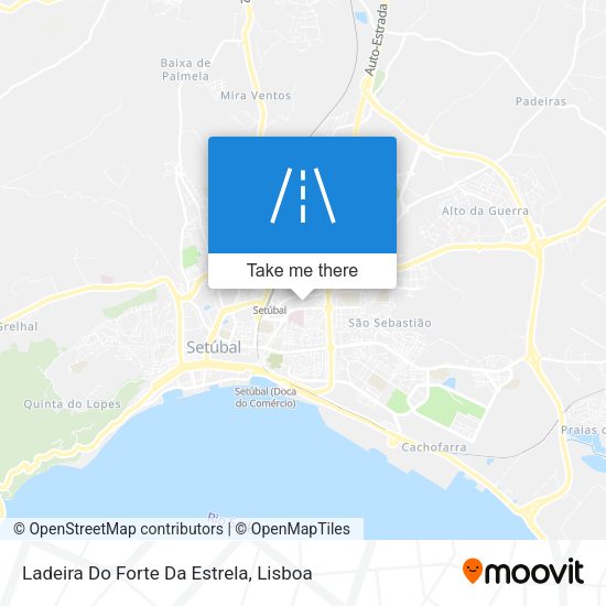 Ladeira Do Forte Da Estrela mapa