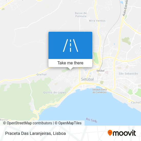 Praceta Das Laranjeiras mapa