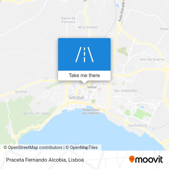 Praceta Fernando Alcobia mapa
