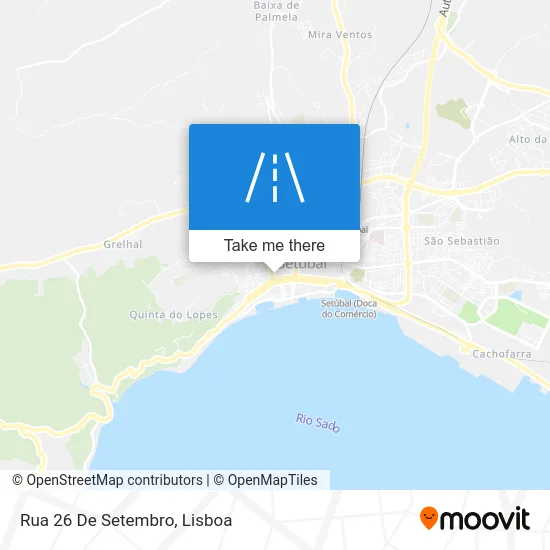 Rua 26 De Setembro map