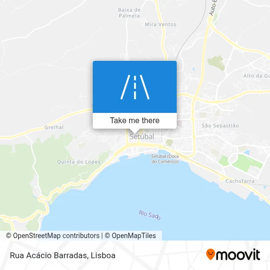 Rua Acácio Barradas map