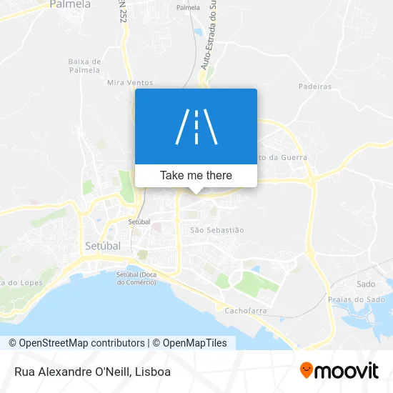 Rua Alexandre O'Neill map