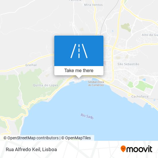 Rua Alfredo Keil mapa