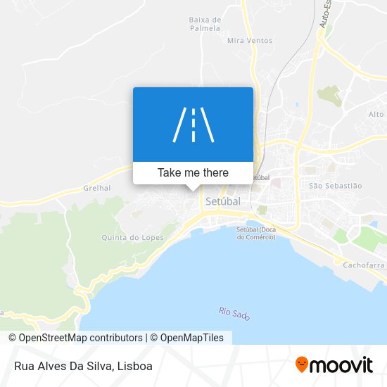 Rua Alves Da Silva mapa