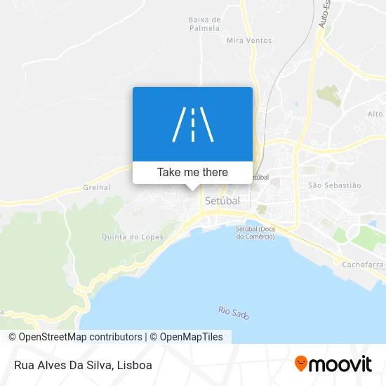 Rua Alves Da Silva map