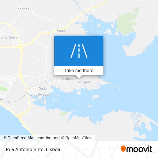 Rua António Brito map