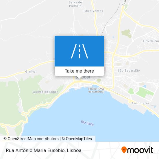 Rua António Maria Eusébio map