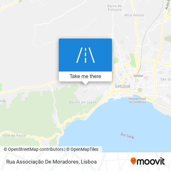 Rua Associação De Moradores map