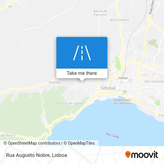 Rua Augusto Nobre map