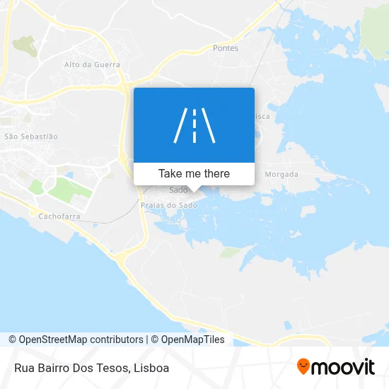 Rua Bairro Dos Tesos map