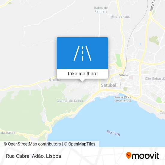 Rua Cabral Adão map