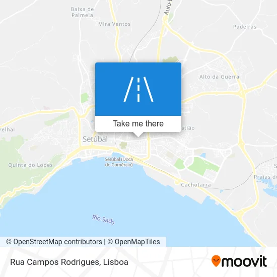 Rua Campos Rodrigues map