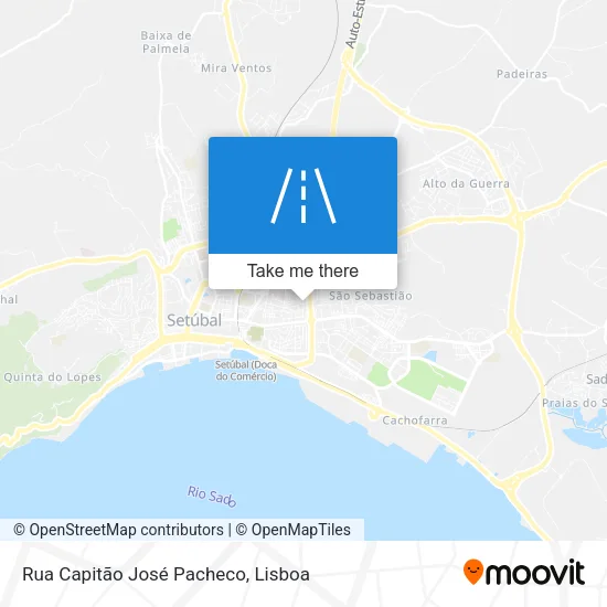 Rua Capitão José Pacheco map