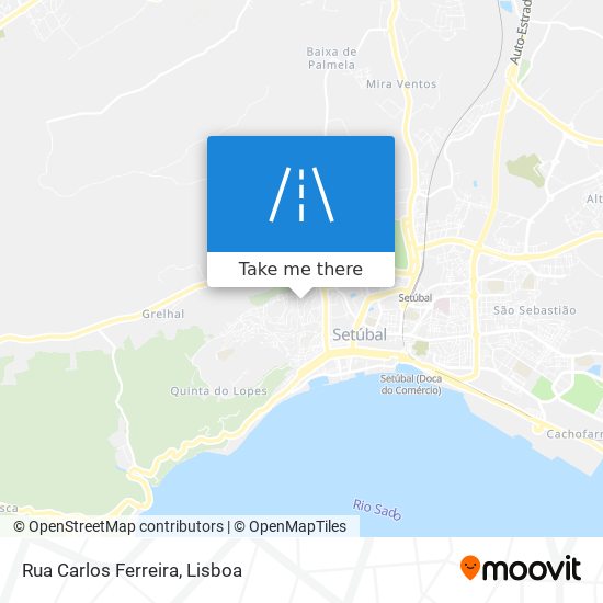 Rua Carlos Ferreira mapa