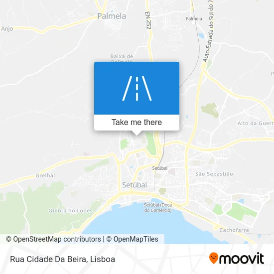 Rua Cidade Da Beira map