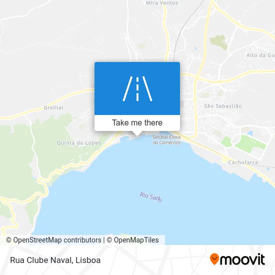 Rua Clube Naval map