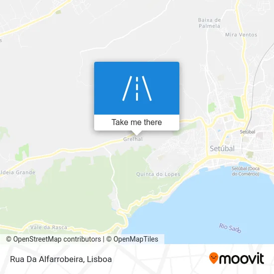 Rua Da Alfarrobeira map