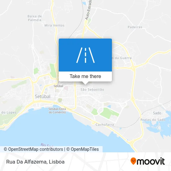 Rua Da Alfazema map