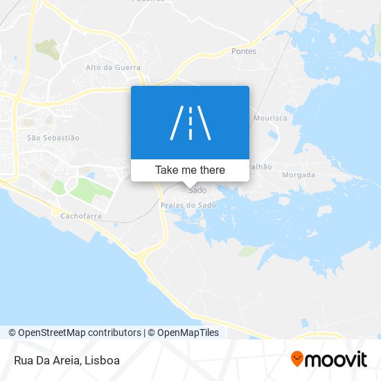 Rua Da Areia map