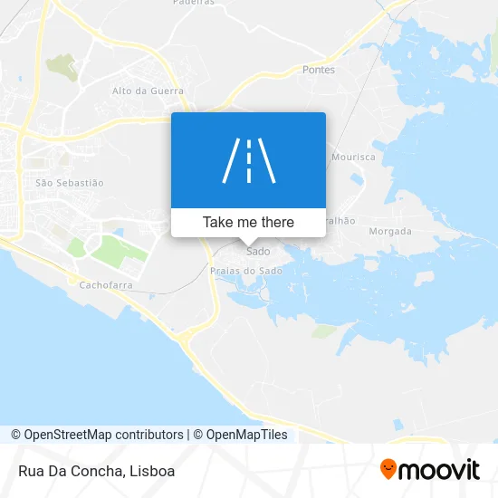 Rua Da Concha map