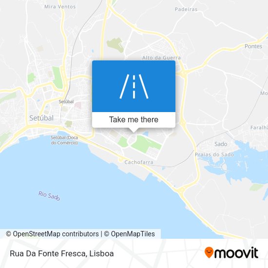Rua Da Fonte Fresca mapa