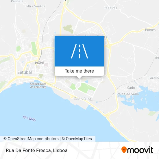 Rua Da Fonte Fresca map