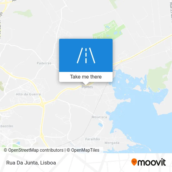 Rua Da Junta map