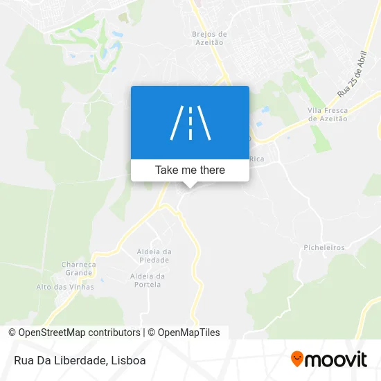 Rua Da Liberdade map