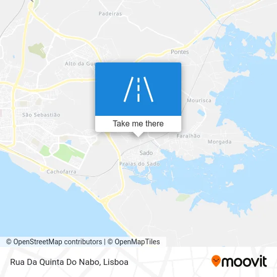 Rua Da Quinta Do Nabo map