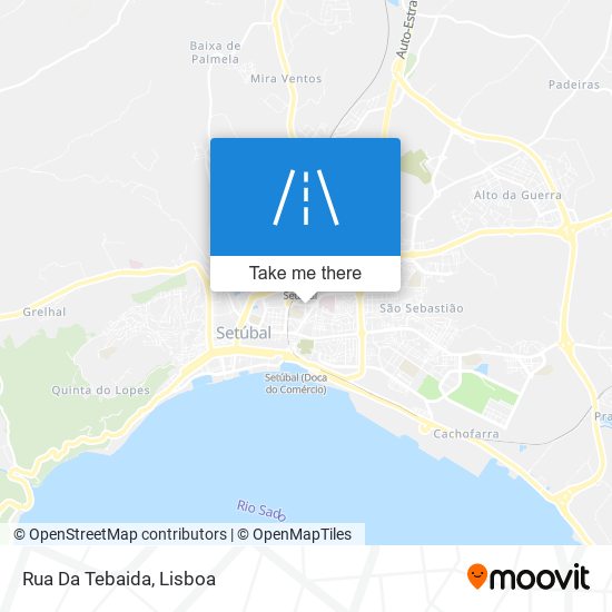 Rua Da Tebaida map