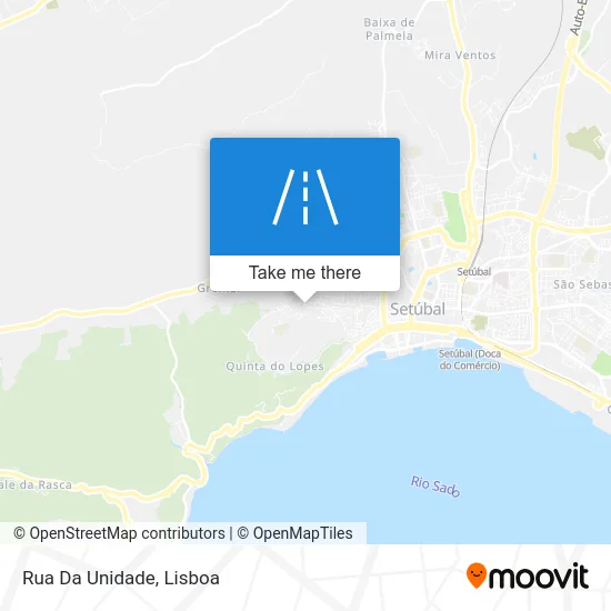 Rua Da Unidade map