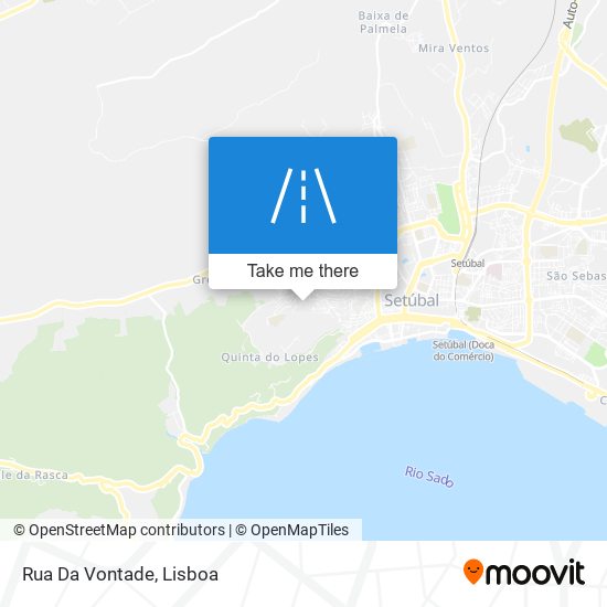 Rua Da Vontade map