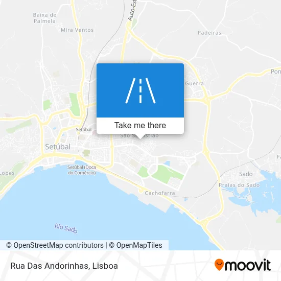 Rua Das Andorinhas map