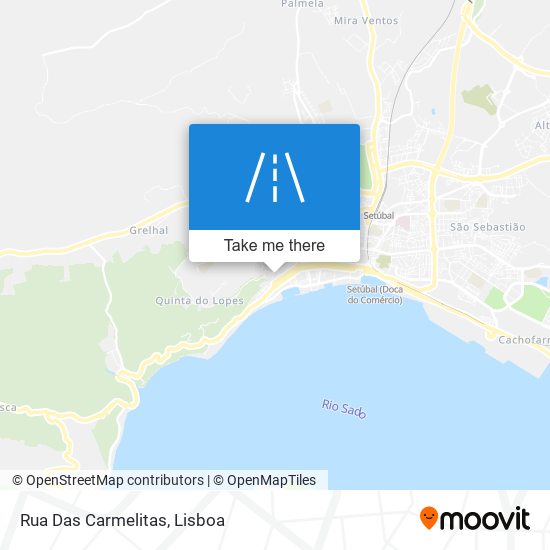 Rua Das Carmelitas map