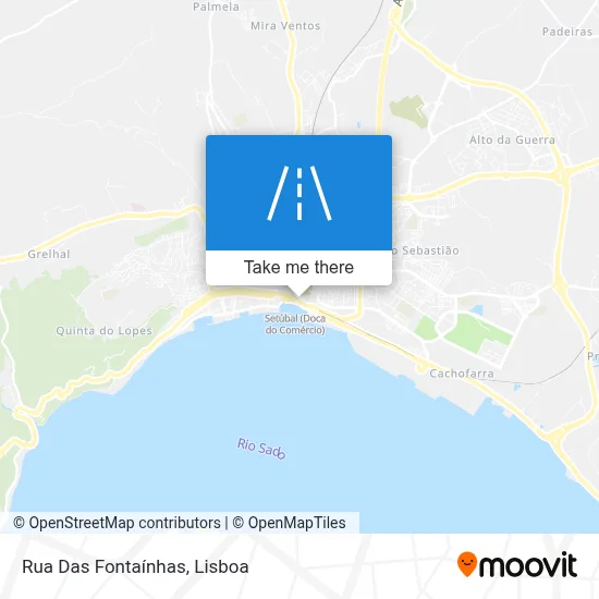 Rua Das Fontaínhas map