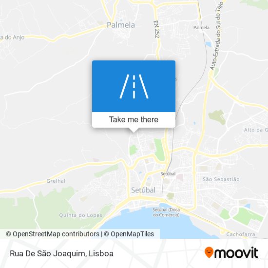 Rua De São Joaquim mapa