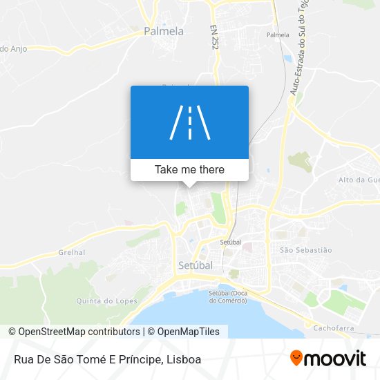 Rua De São Tomé E Príncipe map