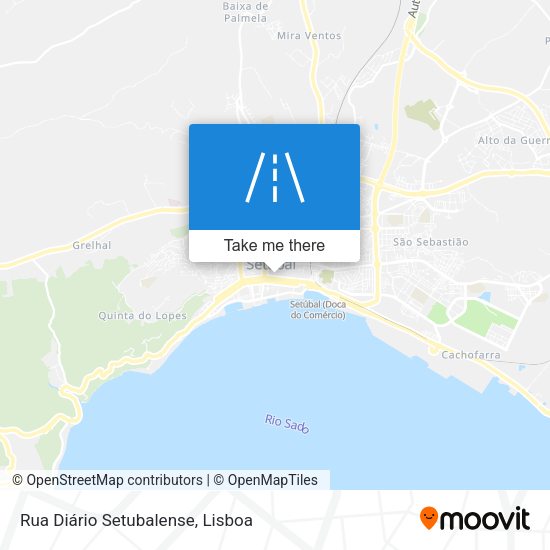 Rua Diário Setubalense map