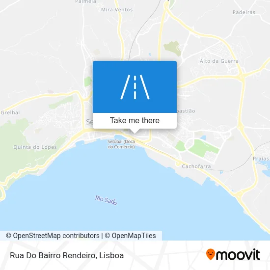Rua Do Bairro Rendeiro map