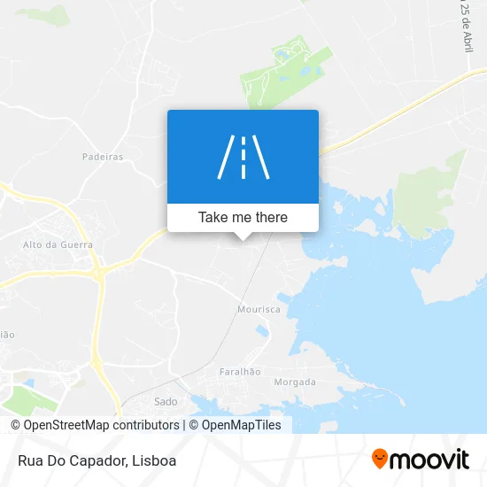 Rua Do Capador map