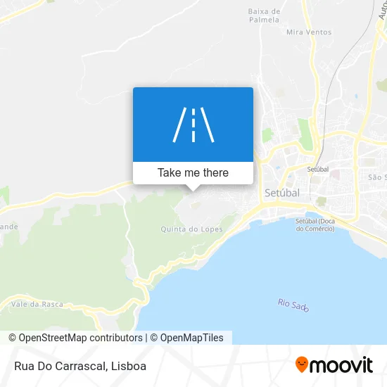 Rua Do Carrascal map
